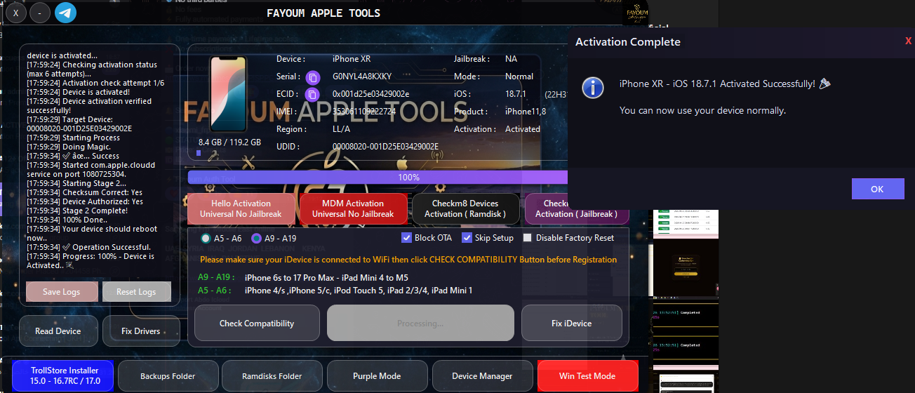 Fayoum A12+ Register - Premium Activation (No Refund) Direct Source