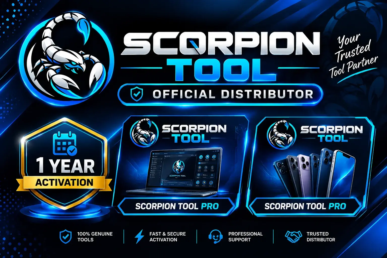Scorpion Tool 1 year Pro Activation Instant ✅️