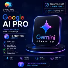 Gemini Pro AI 18 Months + 5 TB Google Drive DIRECT SOURCE