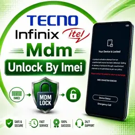 Tecno & Infinix & Itel MDM Removal (FAST Premium Service 1 To 12 Hour Max 24 ✅️)